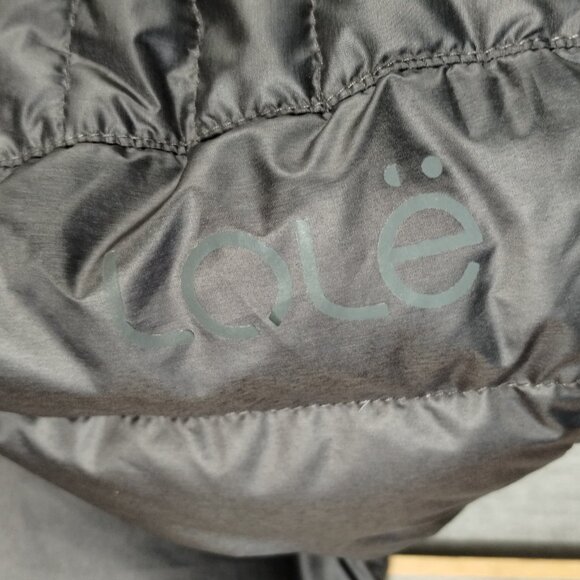 Lole Hooded Duck Down Puffer Vest Grey Size L - Picture 4 of 11